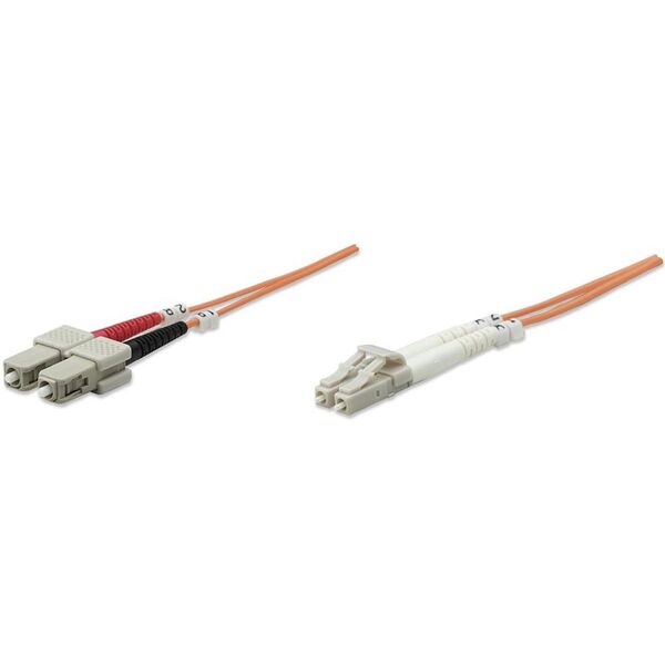Intellinet Network Solutions Patchcord Światłowodowy, LC-SC duplex 5m 50/125 OM2 wielomodowy (470391)