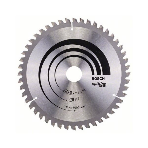 Bosch Tarcza pilarska Optiline Wood 216mm - 2608640641