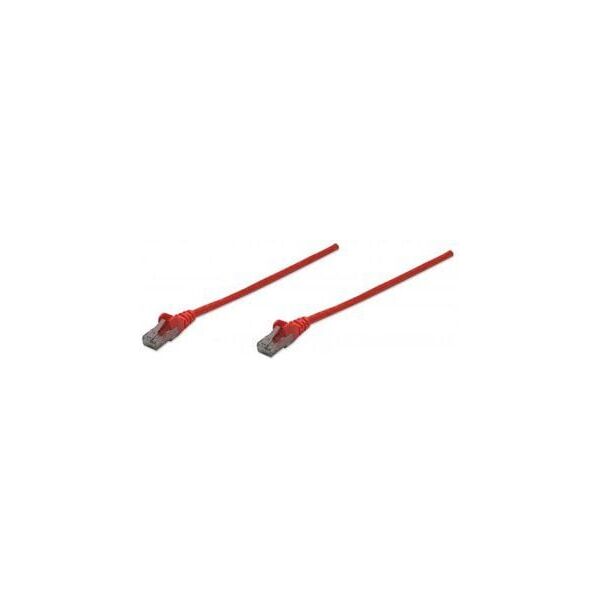 Intellinet Network Solutions Patchcord, Cat6, UTP, 10m, czerwony, 5 sztuk (343756-5P)