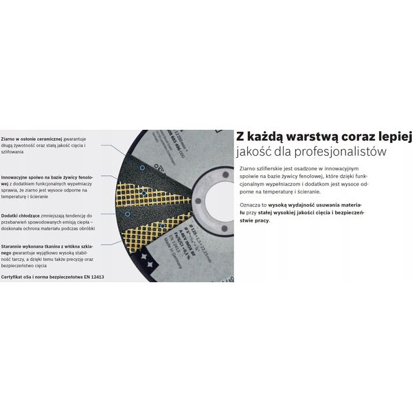 Δίσκος κοπής Bosch Bosch Standard για Inox, Rapido, 115x1mm κουτί (10 τεμάχια, WA 60 T BF)