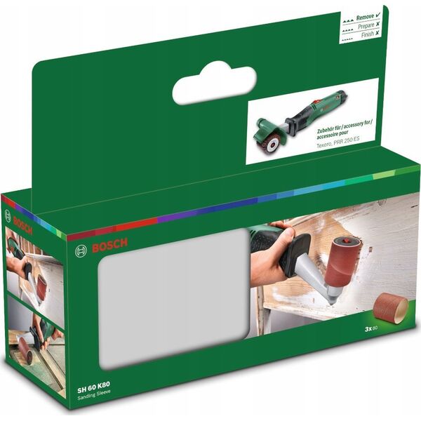 Bosch Bosch rolka szlifierska 60 mm, ziarnistoć 80 do szlifierki rolkowej Texoro
