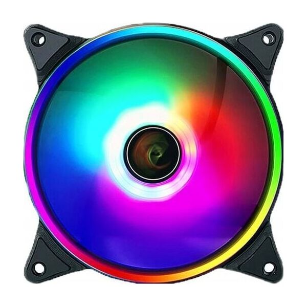 Wentylator Bandit Gaming 15x LED RGB Rainbow 2 Ring (BP-FSRILRRGB)