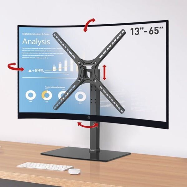 Barkan Stojak Podstawa pod Telewizor do 65 Obrotowa Stopka TV LED/LCD