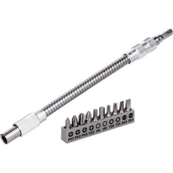 Bosch BOSCH PRZEDŁUŻKA ELASTYCZNA DO WKRĘTARKI METALOWA +10 KOŃCÓWEK B2608522376