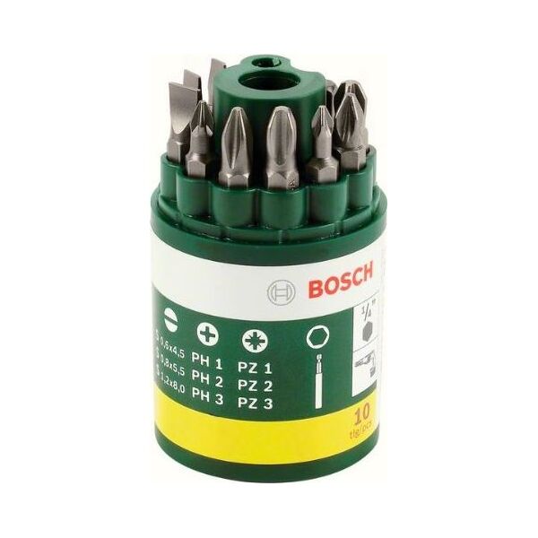 Bosch zestaw bitów 10 częściowy (2607019454)