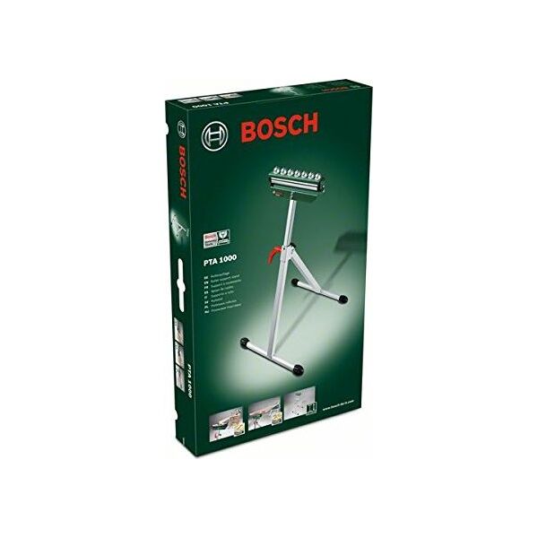 Bosch Podpora rolkowa Bosch PTA 1000, skrzynia (wysokość wspornika: 700-1.150 mm, nośność: 100 kg)