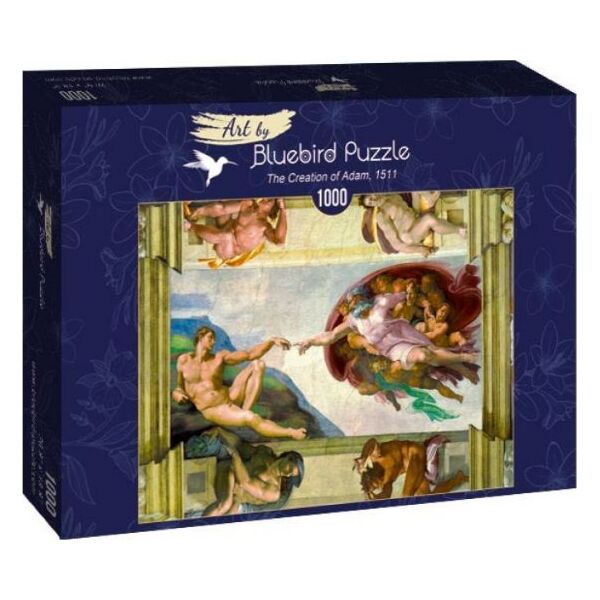 Bluebird Puzzle Puzzle 1000 Stworzenie Adama, Michał Anioł