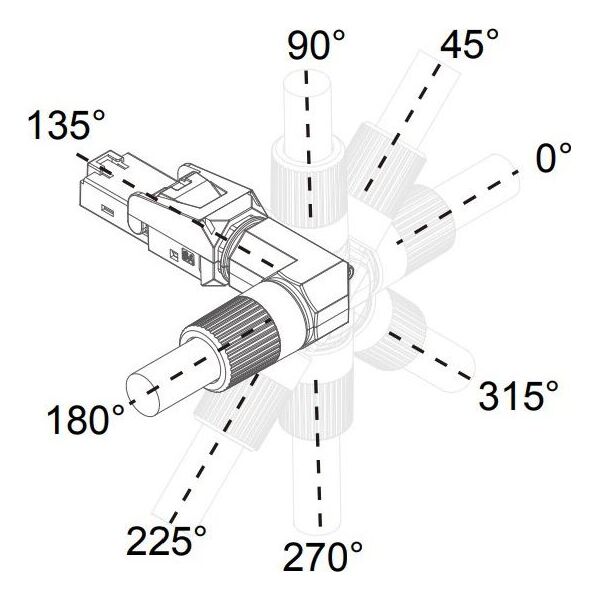 EFB Wtyk beznarzędziowy RJ45 STP kat.6a samozaciskowy Premium