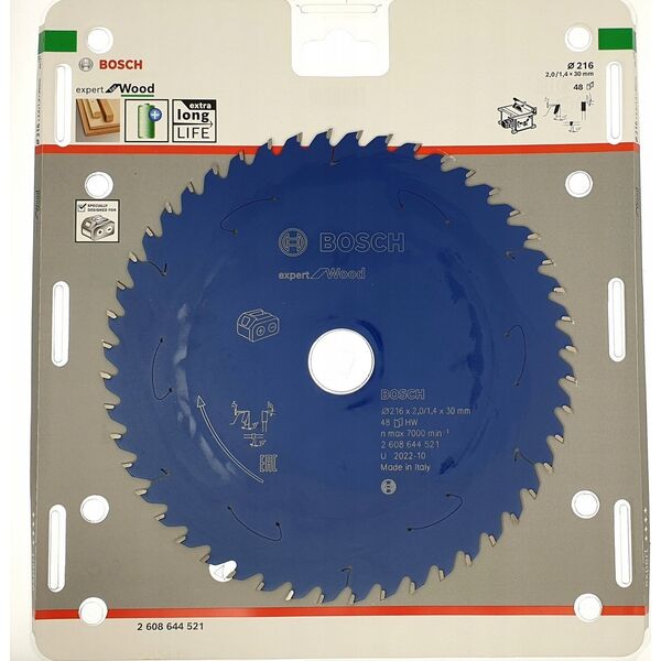 Bosch Bosch circular saw blade EfW 216x30x1.7 / 1.2x48T - 2608644521