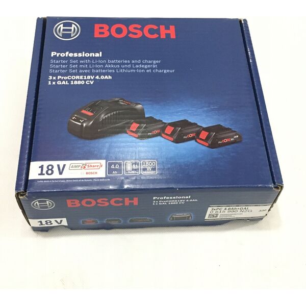 Bosch Bosch 4x battery ProCORE 18V 4.0Ah + 2x battery ProCORE 18V 8.0Ah Professional (blue/black, L-BOXX, AMPShare Alliance)
