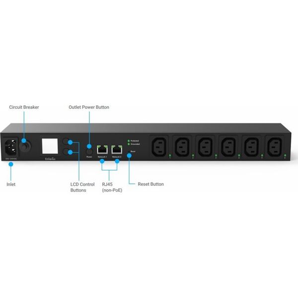 EnGenius EnGenius Listwa zasilająca Rack 19 1U 6x C13 zarządzalna Cloud