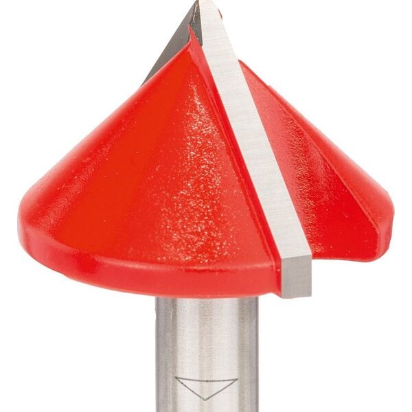 Bosch Bosch V-groove cutter Expert for Wood,  31.8mm, 90° (shank  8mm, double-edged)