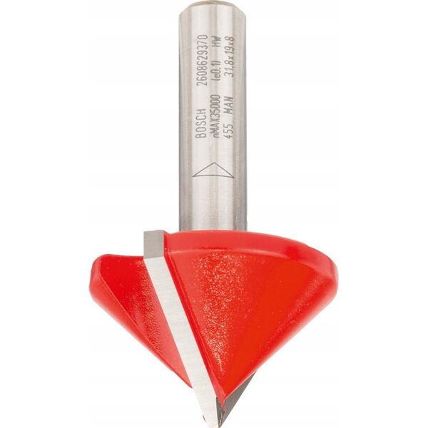 Bosch Bosch V-groove cutter Expert for Wood,  31.8mm, 90° (shank  8mm, double-edged)