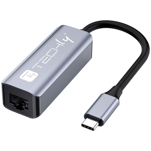 Karta sieciowa Techly Techly USB 3.1 Typ C auf RJ45 Adapter