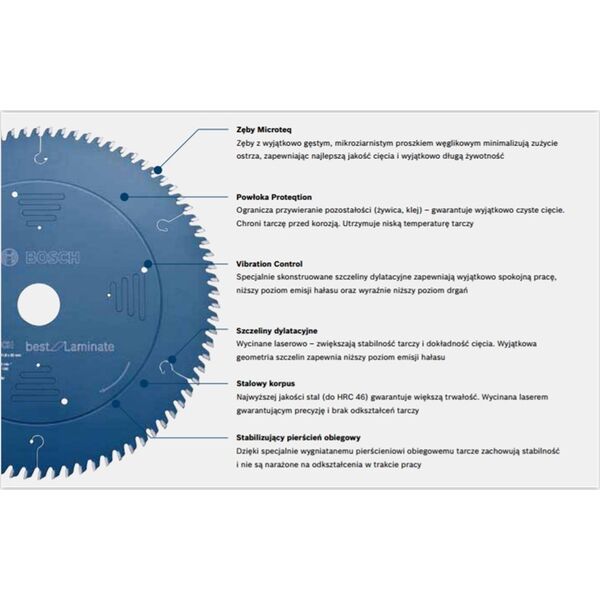 Tarcza pilarska BOSCH Expert 2608642498 (250 mm)