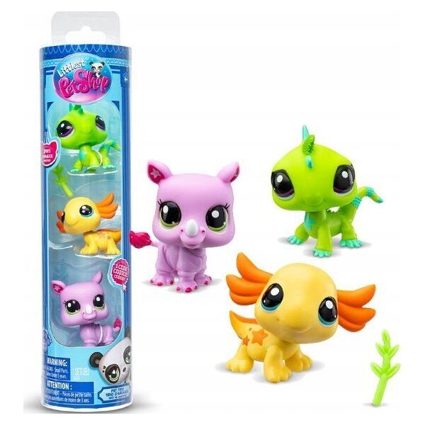 Figurka Littlest Pet Shop Littlest Pet Shop - PET TRIO IN TUBE ASS (00550) /Figures /Multi