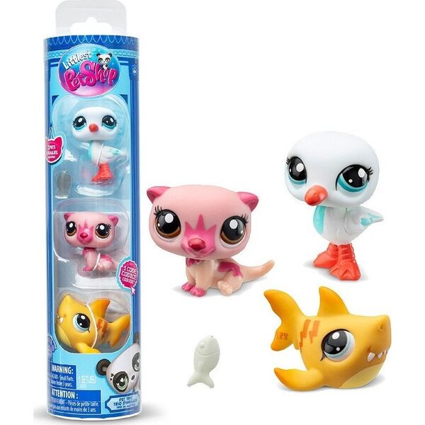 Figurka Littlest Pet Shop Littlest Pet Shop - PET TRIO IN TUBE ASS (00550) /Figures /Multi
