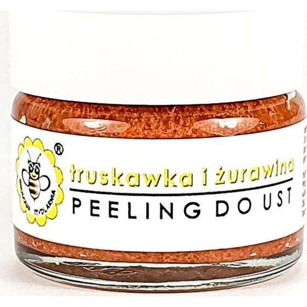 Miodowa Mydlarnia Peeling do ust Truskawka i żurawina 25g