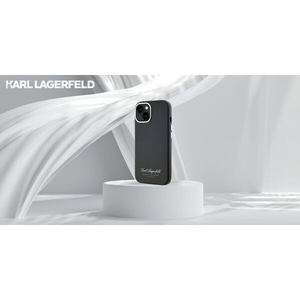 Etui Karl Lagerfeld hotel RSG do iPhone  15 czarny