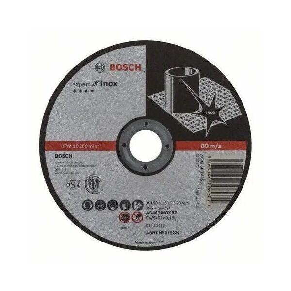 Bosch Bosch cutting discs Expert for Inox, 150x1.6mm