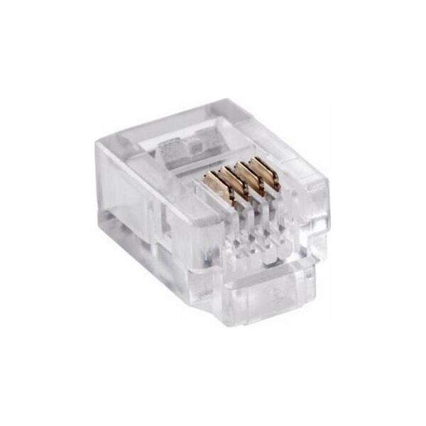 Blow 1x WTYK TELEFONICZNY MODULARNY 6P4C RJ14