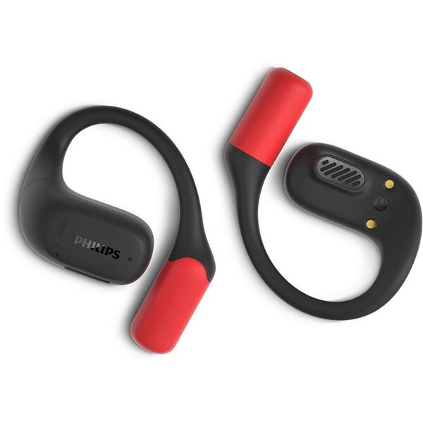 Philips 6000 series TAA6709BK/00 słuchawki/zestaw słuchawkowy True Wireless Stereo (TWS) Nauszny Sport Bluetooth Czarny, Czerwony