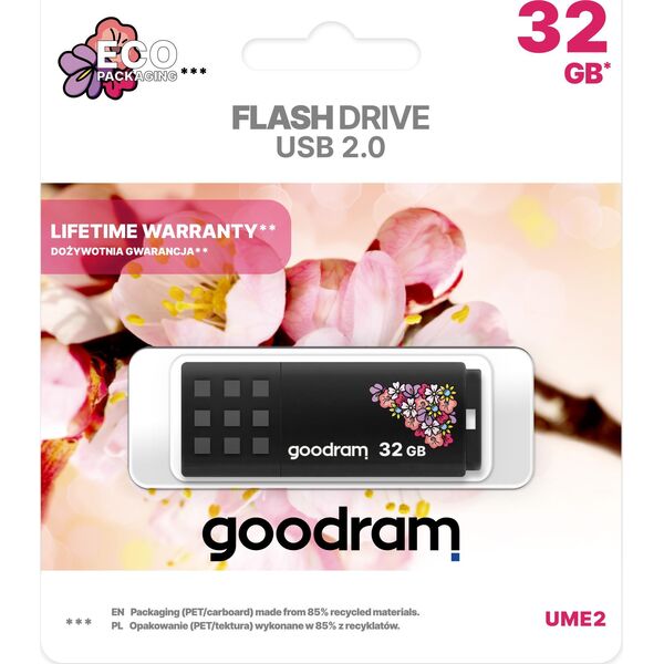 Pendrive GoodRam Spring, 32 GB  (UME2-0320K0R11-SP)