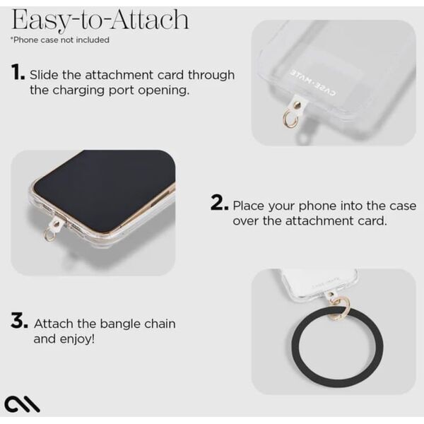 Case-Mate Phone Bangle - Bransoletka na nadgarstek do smartfona (Black)