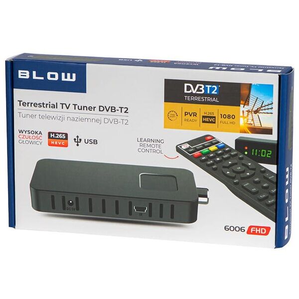 Dekoder tuner DVB-T2 BLOW 6006FHD MINI