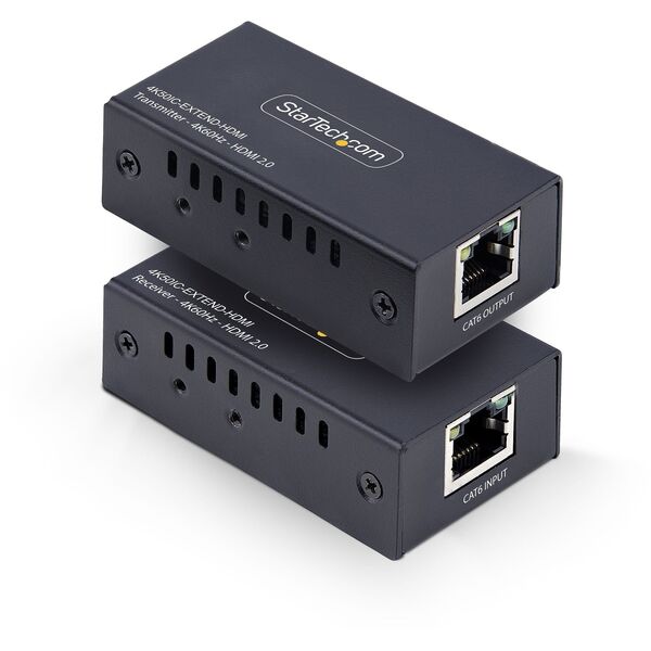 StarTech 4K50IC-EXTEND-HDMI przedłużacz AV Nadajnik i odbiornik AV Czarny
