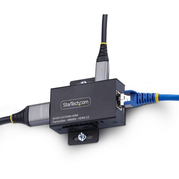 StarTech 4K50IC-EXTEND-HDMI przedłużacz AV Nadajnik i odbiornik AV Czarny