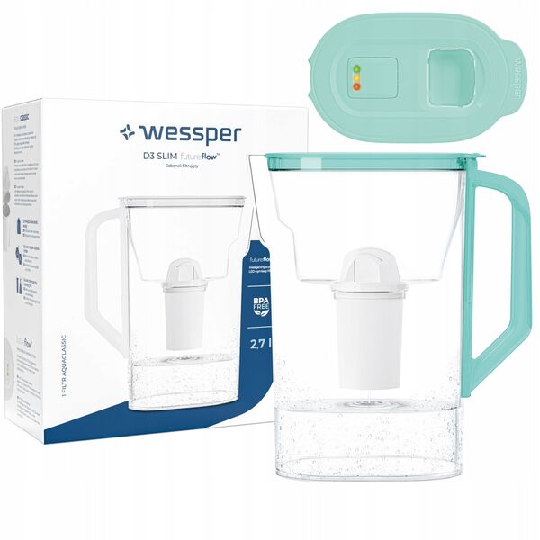 Dzbanek Wessper D3 SLIM FutureFlow Aquaclassic (WES206-FF-MT)