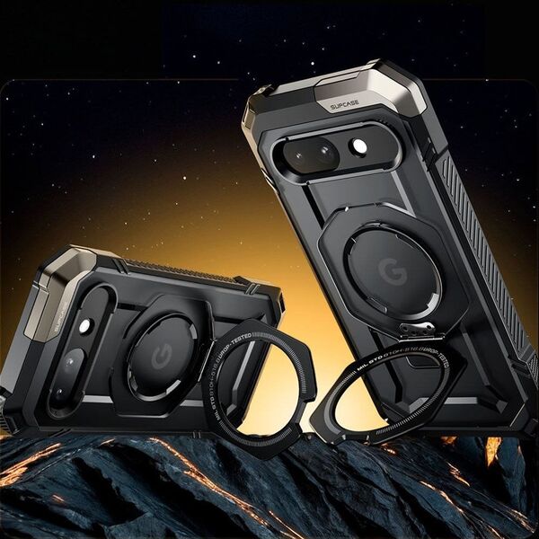 Etui Supcase Unicorn Beetle Grip Mag MagSafe Google Pixel 9a Black