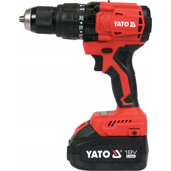 YATO WIERTARKO-WKRĘTARKA UDAROWA BEZSZCZOTKOWA 18V 120Nm 2x4,0Ah