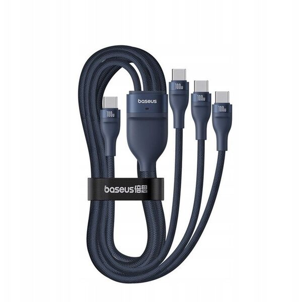 Kabel Baseus Flash Series 3 100W 1,5m (niebieski)