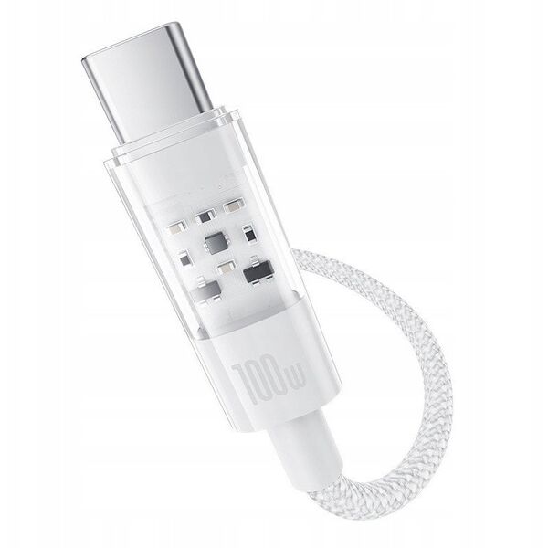 Kabel Baseus Gem Typ C-Typ C 100W 2m (biały)