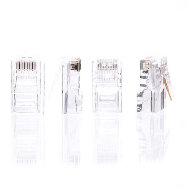 NetRack wtyk RJ45 UTP drut, kat. 5e (100 szt) (NP42)
