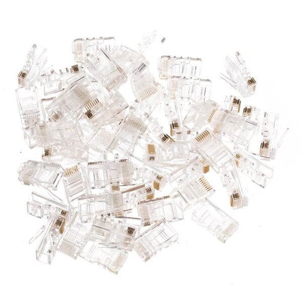 NetRack wtyk RJ45 UTP drut, kat. 5e (100 szt) (NP42)