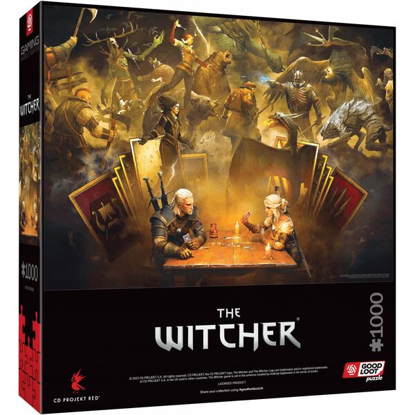 Puzzle Good Loot Gaming Puzzle: The Witcher (Wiedźmin) Playing Gwent 1000 elementów