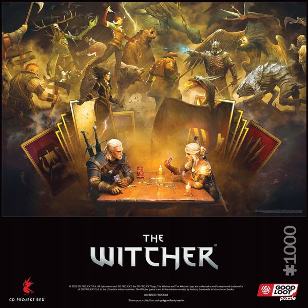 Puzzle Good Loot Gaming Puzzle: The Witcher (Wiedźmin) Playing Gwent 1000 elementów
