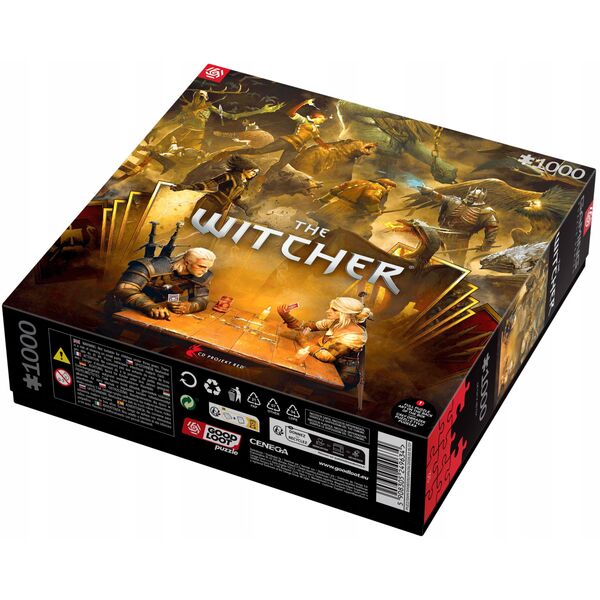 Puzzle Good Loot Gaming Puzzle: The Witcher (Wiedźmin) Playing Gwent 1000 elementów