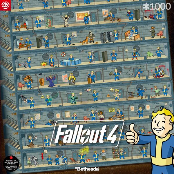 Puzzle Good Loot Gaming Puzzle: Fallout 4 Perk Poster 1000 elementów