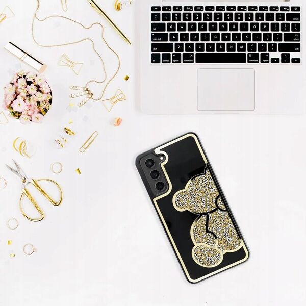 Θήκη TEDDY BEAR για SAMSUNG S25 Edge χρυσό