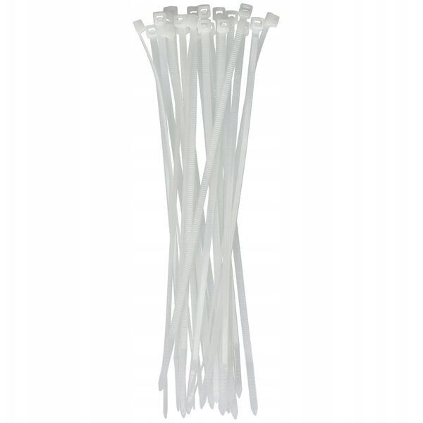 PLASTROL OPASKA PLASTIKOWA BIAŁA 2,5 x 100mm 100szt.