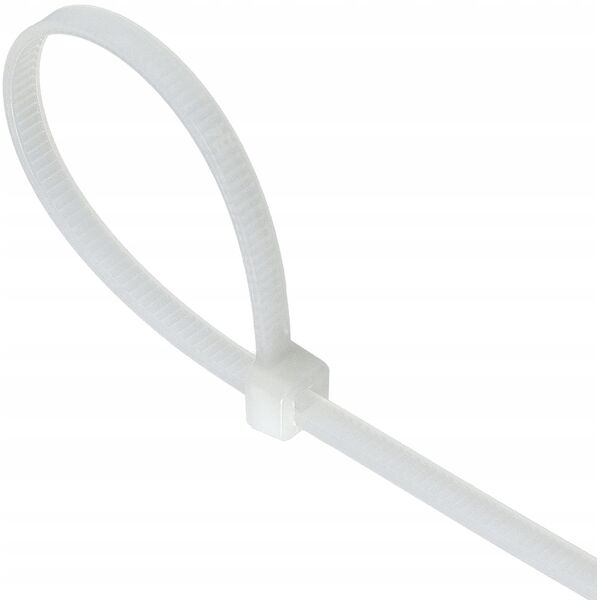 PLASTROL OPASKA PLASTIKOWA BIAŁA 2,5 x 100mm 100szt.