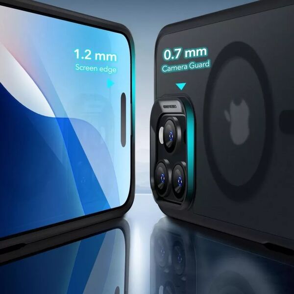 ESR ESR CLASSIC HYBRID HALOLOCK MAGSAFE & TEMPERED GLASS IPHONE 16 PRO FROSTED BLACK