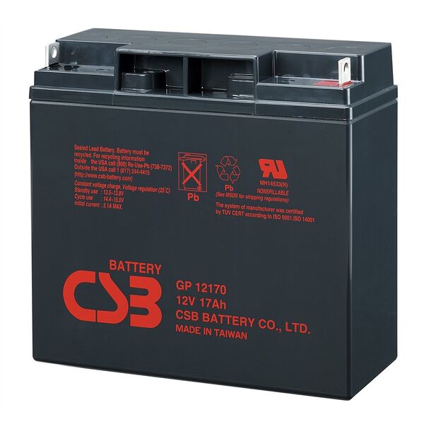 Μπαταρία μολύβδου οξέος 12V 17Ah B1 Pb AGM VRLA CSB