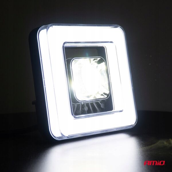 Lampa robocza szperacz led awl57 45w 6500k 8000lm 12v 24v amio-04198