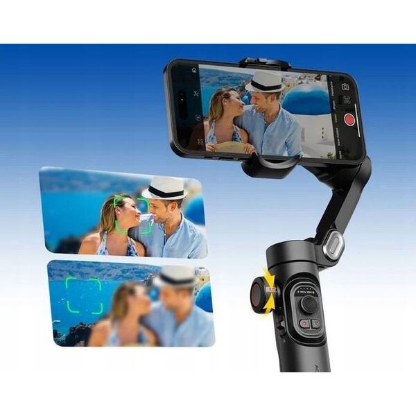 Gimbal Stabilizator 3-osie Śledzenie AI Gesty Telefon / AOCHUAN SMART X PRO