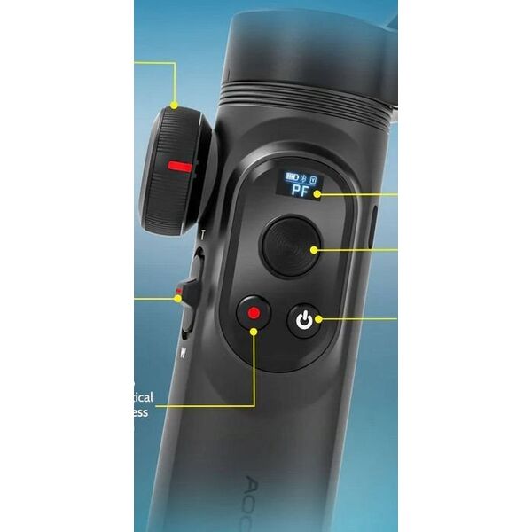 Gimbal Stabilizator 3-osie Śledzenie AI Gesty Telefon / AOCHUAN SMART X PRO
